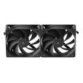 havn h18 dual pack black 180mm a rgb metal core case fan extra photo 1