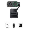 insta360 link 2 pro black 2 axis gimbal 4k hdr ai noise cancel ai track frame dual mic webcam extra photo 3