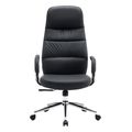 karekla grafeioy teeter hm1835501 mayro pu derma basi xromioy 67x66x121yek extra photo 2