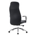 karekla grafeioy teeter hm1835501 mayro pu derma basi xromioy 67x66x121yek extra photo 4