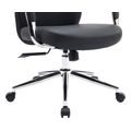 karekla grafeioy teeter hm1835501 mayro pu derma basi xromioy 67x66x121yek extra photo 9