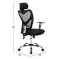 karekla grafeioy cuore hm120701 mayros skeletos mayro mesh 63x61x125yek extra photo 1