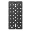 urage peg board perforated panel gaming modular kit wall table mounting black extra photo 1