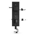 urage peg board perforated panel gaming modular kit wall table mounting black extra photo 3