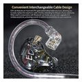 kz edx lite transparent grey no mic iem 35 in ear monitor earphones super linear hifi bass extra photo 5 kz edx lite transparent grey no mic iem 35 in ear monitor earphones super linear hifi bass extra photo 5