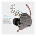 kz zsn pro grey mic iem 35 in ear monitor earphones dynamic hybrid dual driver 1ba 1dd extra photo 1 kz zsn pro grey mic iem 35 in ear monitor earphones dynamic hybrid dual driver 1ba 1dd extra photo 1