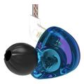kz zst purple with mic iem 35 in ear monitor earphones dynamic hybrid dual driver 1ba 1dd extra photo 1