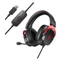 qcy heroad vt200 pro 71 red usb playstation pc gaming headset 53mm metal headband ps4 ps5 pc extra photo 2 qcy heroad vt200 pro 71 red usb playstation pc gaming headset 53mm metal headband ps4 ps5 pc extra photo 2