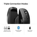 keychron m6 m6s a72 wireless ergonomic optical mouse 1000hz polling rate bla extra photo 2