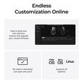 keychron m6 m6s a72 wireless ergonomic optical mouse 1000hz polling rate bla extra photo 3