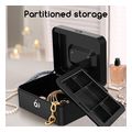 deli portable mini cash box black et500 extra photo 1