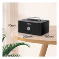 deli portable mini cash box black et500 extra photo 4