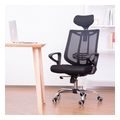 deli headrest mesh chair black e4511 extra photo 1
