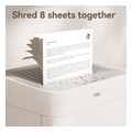 deli p5 ultra silence paper shredder 23l white et058 extra photo 2