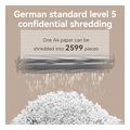 deli p5 ultra silence paper shredder 23l white et058 extra photo 3