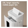 deli p5 ultra silence paper shredder 23l white et058 extra photo 5