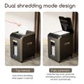 deli p4 200 sheets auto feed shredder 32l black et089 extra photo 3 deli p4 200 sheets auto feed shredder 32l black et089 extra photo 3