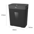 deli p4 small paper shredder 15l black et023 extra photo 5