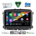 digital iq bxk 20131 cpaa 9inc multimedia tablet for fiat 500 mod 2016 2025 extra photo 1