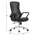 karekla grafeioy decifer hm121201 mayro mesh basi xromioy 61x60x110yek extra photo 1