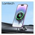 lamtech foldable magnetic metallic car holder wireless charger 15w lam980893 extra photo 1