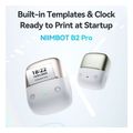 niimbot thermal label printer 2 inch hd smart expiry b2 pro silver b2pro s extra photo 9
