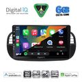 digital iq bxf 17130bl cpaa 9inc multimedia tablet for fiat 500 mod 2007 2015 black extra photo 1
