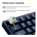 keychron q16 he q16hw j1 qmk ceramic custom hall effect keyboard rgb lime switch 65 us blue extra photo 4
