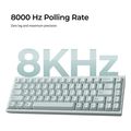 keychron q16 he q16hw l1 qmk ceramic custom hall effect keyboard rgb lime switch 65 us green extra photo 4