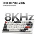 keychron q1 ultra q1u m3 zmk rgb 8k wireless custom mechanical keyboard brown switch 75 us extra photo 3