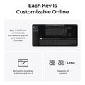 keychron q1 ultra q1u m4 zmk rgb 8k wireless custom mechanical keyboard banana switch 75 us extra photo 2