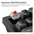 keychron q1 ultra q1u m4 zmk rgb 8k wireless custom mechanical keyboard banana switch 75 us extra photo 4