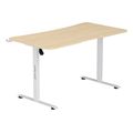 anda seat desk xtreme e 14m wood white leg extra photo 1 anda seat desk xtreme e 14m wood white leg extra photo 1