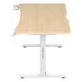gaming desk anda seat desk extreme 18m adjustable height wood extra photo 4