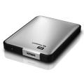 western digital my passport wdbbep0010bsl 1tb usb 30 cool silver extra photo 2