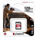 kingston sdr2v6 128gb canvas react plus v60 128gb sdxc c10 uhs ii u3 extra photo 2