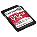 kingston sdr2v6 512gb canvas react plus v60 512gb sdxc c10 uhs ii u3 extra photo 1