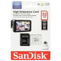 sandisk sdsqqnr 032g gn6ia high endurance 32gb micro sdhc u3 v30 class 10 with adapter extra photo 1 sandisk sdsqqnr 032g gn6ia high endurance 32gb micro sdhc u3 v30 class 10 with adapter extra photo 1