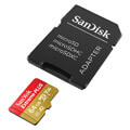 sandisk extreme plus sdsqxbz 064g gn6ma 64gb micro sdxc uhs i v30 u3 a2 class 10 sd adapter extra photo 2