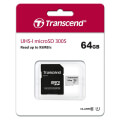 transcend 300s ts64gusd300s a 64gb micro sdxc uhs i u1 class 10 with adapter extra photo 2