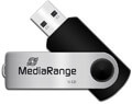 mediarange mr910 16gb usb 20 flash drive black silver extra photo 1