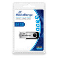 mediarange mr912 64gb usb 20 flash drive black silver extra photo 2