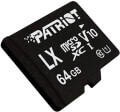 patriot psf64glx1mcx lx series 64gb micro sdxc uhs 1 v10 class 10 with sd adapter extra photo 1