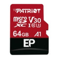 patriot pef64gep31mcx ep series 64gb micro sdxc v30 a1 class 10 with sd adapter extra photo 1