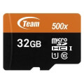 team group tusdh32guhs03 micro sdhc w adapter 32gb hc uhs 1 extra photo 1