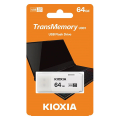 kioxia transmemory hayabusa u301 64gb usb30 flash drive white extra photo 2