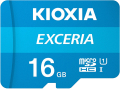 kioxia lmex1l016gg2 exceria 16gb micro sdhc uhs i u1 with adapter extra photo 1