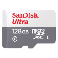 sandisk sdsqunr 128g gn3ma ultra 128gb micro sdxc uhs i class 10 sd adapter extra photo 1