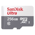sandisk sdsqunr 256g gn6ta ultra 256gb micro sdxc uhs i class 10 sd adapter extra photo 1