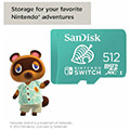 sandisk nintendo switch sdsqxao 512g gnczn 512gb micro sdxc u3 extra photo 2